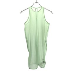 mame kurogouchi マメ クロゴウチ 26SS DRAPED JERSEY SHEER SLEEVELESS TOP シアースリーブレストップ MM26SS-JS090 グリーン 2