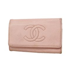 シャネル(Chanel) シャネル アクセサリー・キーケース キャビアスキン ピンク レディース