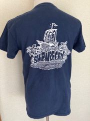 【US古着】　GILDAN　ギルダン　キリスト教　ジーザスTシャツ　バックプリント　ネイビー　M