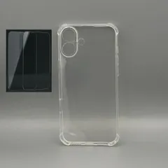 【iphone17】耐衝撃クリアケース+ガラスフィルム2枚