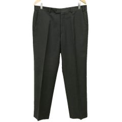 アルマーニ コレツィオーニ ARMANI COLLEZIONI ウール カシミヤ スラックス トラウザー パンツ 50 チャコール