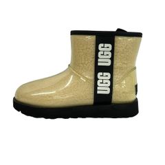 UGG(アグ) ショートブーツ 23 レディース クラシック クリア ミニ 1113190 クリア×アイボリー×黒 インソール取外し可