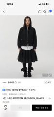 WASHED COTTON BLOUSON BLACK