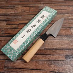菊一文字 柳刃包丁 研ぎ済 水牛柄 刺身包丁 菊一文字別作 使用感極小
