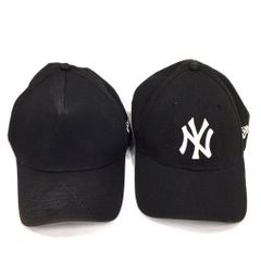 ニューエラ 9FORTY ニューヨークヤンキース キャップ 含む 帽子 黒 ブラック 計2点 セット まとめ 服飾雑貨 現状品 NEW ERA  6414725