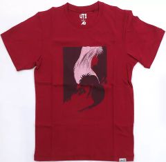 【中古】Tシャツ 蔵馬＆妖狐蔵馬 UTグラフィックTシャツ レッド Lサイズ 「幽☆遊☆白書」 週刊少年ジャンプ50周年×UTコラボコレクション