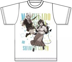 【中古】Tシャツ シャドウミストレス優子＆リリス 描き下ろしグラフィックTシャツ ホワイト フリーサイズ 「まちカドまぞく 2丁目」