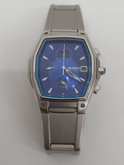 SEIKO セイコー WIRED ワイアード 腕時計 ブルー文字盤 7T62-0BA0 本体のみ 不動 動作未確認 【A】