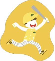 【中古】クッション・抱き枕・本体 十四松 ゆるパレット ダイカットクッション 「おそ松さん」