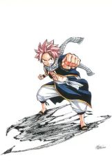 【中古】ポストカード(キャラクター) 1.ナツ・ドラグニル ポストカード 「FAIRY TAIL -フェアリーテイル-/RAVE」 真島ヒロ原画展グッズ