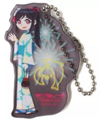 【中古】キーホルダー・マスコット(キャラクター) 松浦果南 「ラブライブ!サンシャイン!! 浴衣アクリルキーホルダー」 プレミアムショップ限定