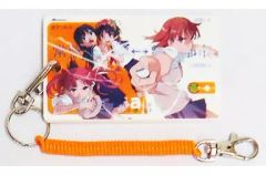 【中古】財布・パスケース(キャラクター) 美琴＆黒子＆飾利＆涙子(オレンジ) パスケース 「とある科学の超電磁砲」