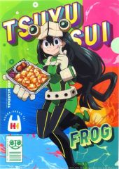 【中古】クリアファイル 蛙吹梅雨 A4クリアファイル 「僕のヒーローアカデミア×ほっかほっか亭 ヒーローは食べてかつ! キャンペーン 第2弾」 対象商品購入特典