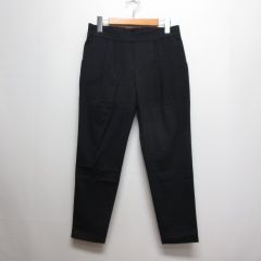 ジャーナルスタンダード JOURNAL STANDARD 美品 タック テーパード パンツ 36 濃紺 ネイビー ウエストバックゴム ストレッチ 日本製