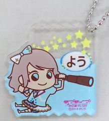 【中古】キーホルダー・マスコット(キャラクター) 渡辺曜 「のっぽ×ラブライブ!サンシャイン!! アクリルキーホルダー」