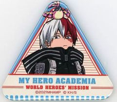 【中古】バッジ・ピンズ 轟焦凍＆ピノ 「僕のヒーローアカデミア THE MOVIE ワールド ヒーローズ ミッション×NO ANIME.NO LIFE. TOWER RECORDS CAFE デザイン缶バッジコレクション」
