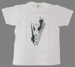 【中古】Tシャツ(キャラクター) 渚カヲル 描き下ろしTシャツ ホワイト Lサイズ 「ヱヴァンゲリヲン新劇場版」 エヴァンゲリオン展グッズ