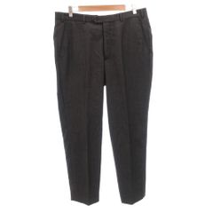 アルマーニ コレツィオーニ ARMANI COLLEZIONI パンツ スラックス テーパード ウール 50 グレー /FF ■IBO101
