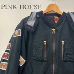 PINK HOUSE ピンクハウス テディベアワッペン ブルゾン アウター