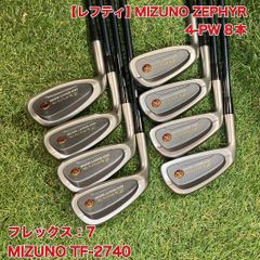 レフティ　ミズノ ゼファー　アイアン8本セット　MIZUNO ZEPHYR 左