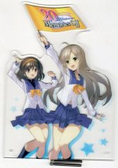 【中古】アクリルスタンド・アクリルパネル キービジュアル メモオフ20th アクリルアート 「メモリーズオフ20周年記念イベント 藤川市×澄空市 合同成人式＆同窓会」