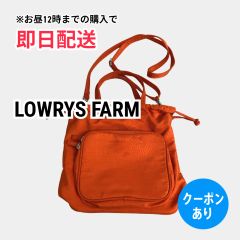 LOWRYS FARM ローリーズファーム ショルダーバッグ オレンジ レディース