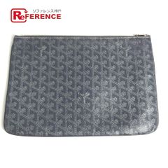 GOYARD ゴヤール クラッチバッグ セナMM セナ MM PVC/レザー グレー