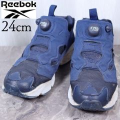 Reebok リーボック 24 スニーカー ポンプフューリー v65752 紺