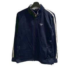 リーボック Reebok トラックジャケット ジャージ L 紺 ネイビー