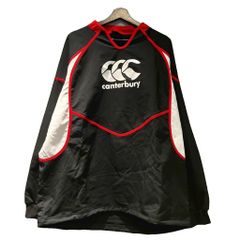 カンタベリー CANTERBURY ウィンドジャケット プルオーバー ロゴ L 黒 ブラック ■OFP3