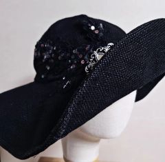 オブジェ サマー ワイド リネン バケットハット ファッション 帽子