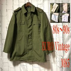 80s～90s ユーロヴィンテージ M85 フィールドジャケット チェコスロバキア軍 ミリタリー 薄い生地 カーキグリーン オリーブグリーン 緑系 XL ゆったり 大きいサイズ 春秋向け コート ミリタリージャケット EURO Vintage チェコ軍 東欧