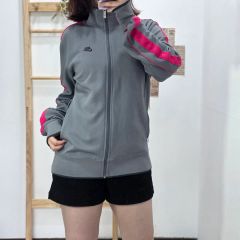 フリップ 95(M)/NIKE ジップアップ トレーナー ジャケット グレー ピンク