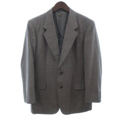 ダンヒル dunhill シングル テーラードジャケット ブレザー グレー ■GY09
