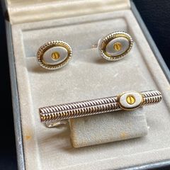 ダンヒル　Dunhill　ネクタイピン　カフス　メンズ　タイピン　カフリンクス　ビジネス　婚礼　結婚式　パーティー　フォーマル