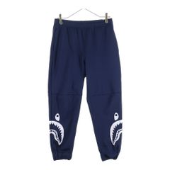 A BATHING APE (アベイシングエイプ) SIDE SHARK SLIM TRACK PANTS