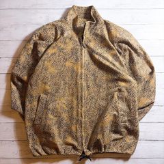 【個性派デザイン】JACKET GALORE JACKET ジャケットギャロア レオパード柄 ヒョウ柄 アニマル 総柄 ジップアップ ブルゾン ジャケット レトロ 古着 #26179