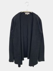 NATURAL BEAUTY BASIC ナチュラルビューティーベーシック カーディガン/ボレロ M ブラック ウール・ニット ナイロン 無地 ミドル丈 長袖 レディース