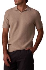 ノーマルブランド メンズ トップス ポロシャツ ニット The Normal Brand BreezeKnit Polo Flax