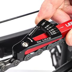【高精度測定】自転車チェーン摩耗インジケーターツール - MTB・ロードバイク修理に最適！チェーン寿命を正確に診断【全5色】【グリーン】