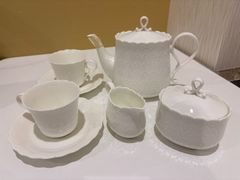 NARUMI ナルミ ボーンチャイナ シルキーホワイト ティーセット 7点