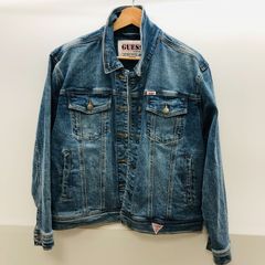 GUESS ORIGINALS レディースデニムジャケット Gジャン サイズS/P 三角ロゴ ゲスオリジナルス H-SGAW26-3203