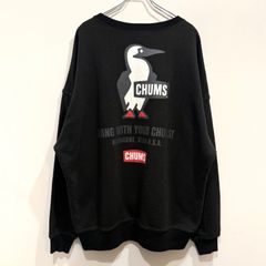 【ムラサキスポーツ別注】CHUMS/チャムス オーバーサイズ　バックプリントトレーナー/裏起毛 ブービートレーナー/クルーネックスウェット CH00-1340 サイズM【送料込み】