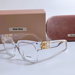 【新品未使用・ヨーロッパ輸入品】MIU MIU 眼鏡 アイウェア メガネフレーム ミュウミュウ クリア
