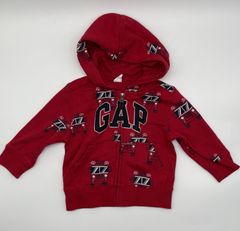 【新入荷!!】☆セット割対応☆ ベビーギャップ ベビー パーカー ジップアップ 18-24 80～90cm相当 （3753）