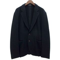 未使用品 エンポリオアルマーニ EMPORIO ARMANI ウール ハニカム ジャージー 2B テーラード ジャケット 2021AW ネイビー 紺 54 B1G870 B1429