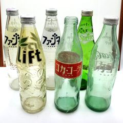 7up セブンアップ & コカコーラ 限定デザイン3本 レトロ 空き瓶 - メルカリ