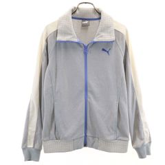 PUMA プーマ トレーニング ジップジャケット L グレー レディース 古着