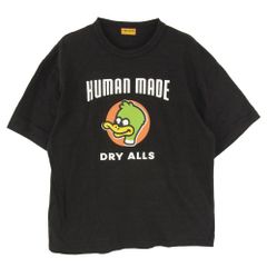HUMAN MADE ヒューマンメイド 25SS Graphic T-Shirt Dry Alls サークル ダック カモ プリント 半袖 Tシャツ ブラック系 XL【中古】