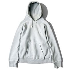 80s トリコタグ USA製 Champion ロゴ 刺繍 リバースウィーブ スウェット フード パーカー L / 80年代 アメリカ製 トリコ チャンピオン トレーナー